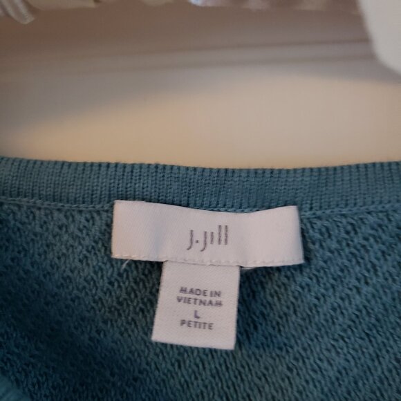 Long sleeved blue popover sweater - Picture 3 of 3